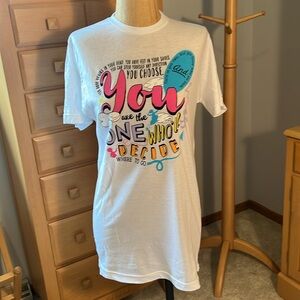 EUC Dr Seuss white tee size medium